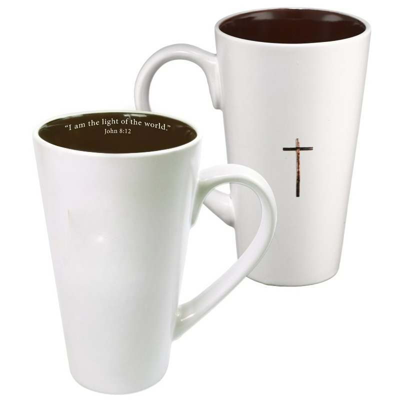 Coffee Tea Name - Tall Stoneware Coffee/Tea Mug Light of