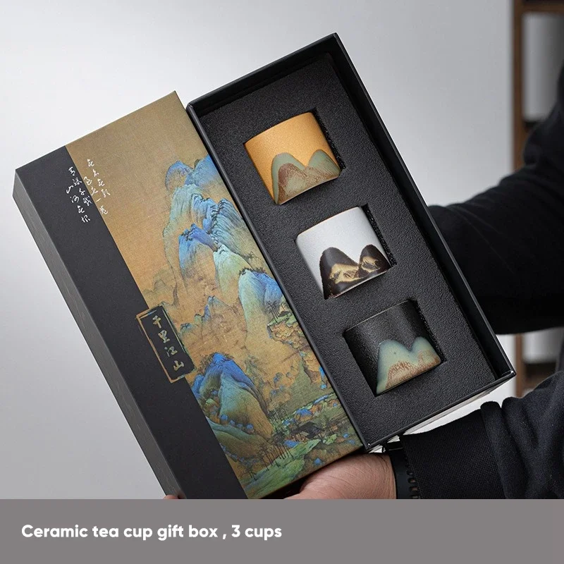 Coffee Tea Games - Gift Box,Japanese Ceramic Tea Cup, Porcelain