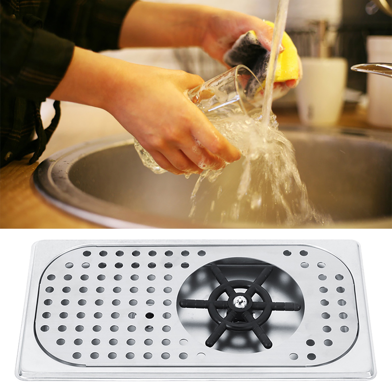 Coffee Tea Home - 114mm 201 Stainless Steel Cup Washer