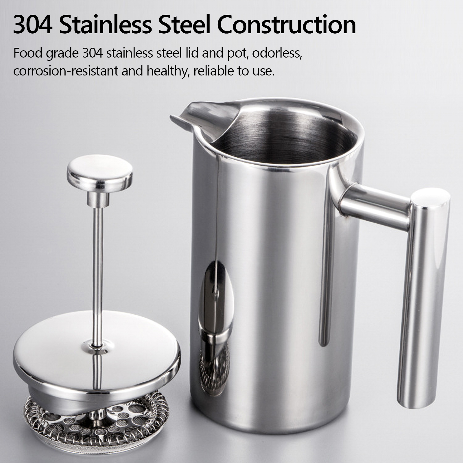French Press Glass - French Press Pot Filter Press Hand-made