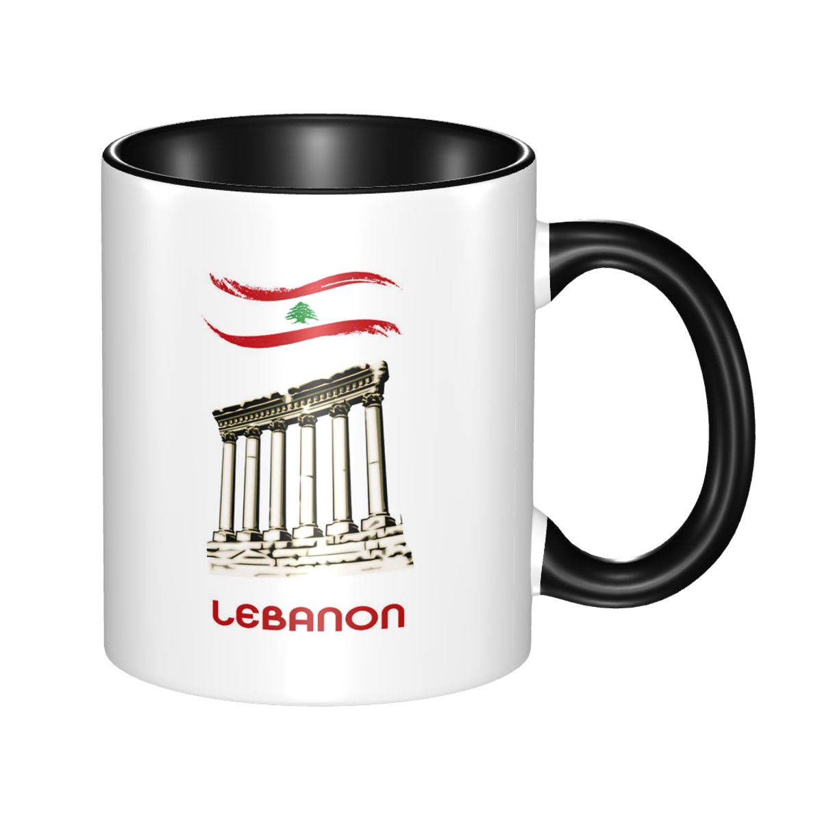 Coffee Tea You And Me - Lebanon Flag Lebanese Kiss Me Again