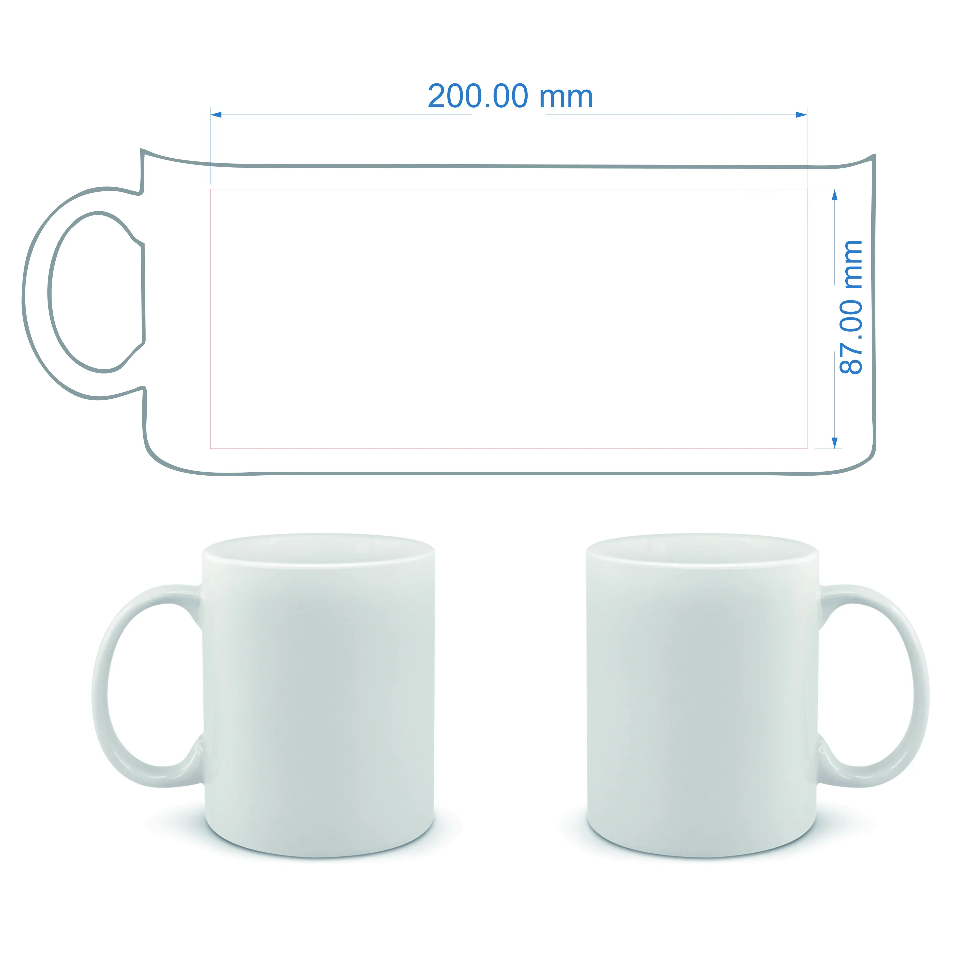 DIY Customized mugs 350ML 12oz - Coffee Tea Logo recensione e prezzo
