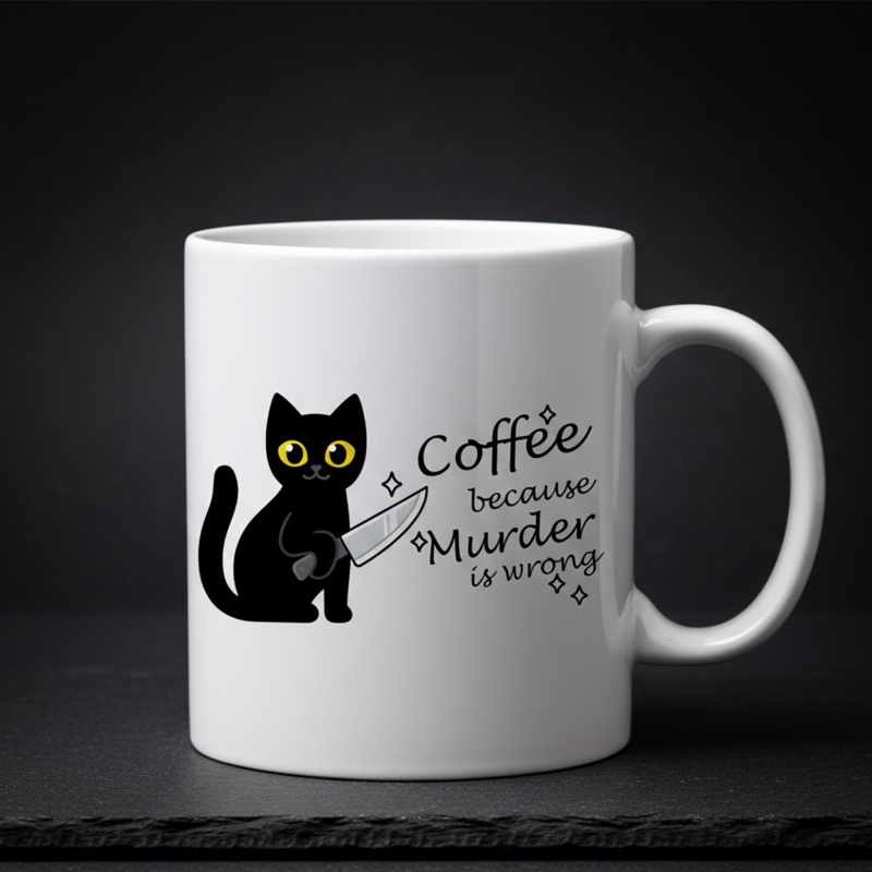 Funny Cat Coffee Mug with the  - Coffee Tea Wrong recensione e prezzo