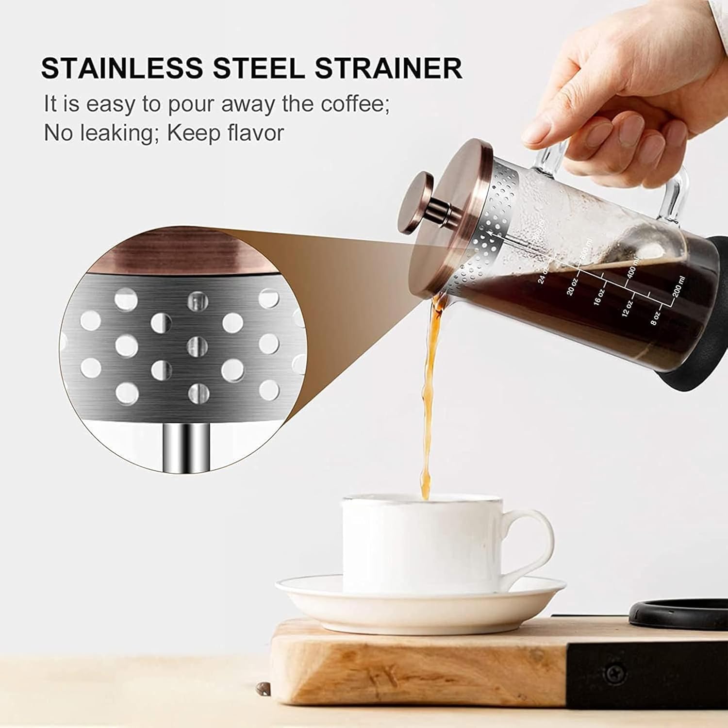 French Press Coffee Maker 34oz - French Press Glass recensione e prezzo