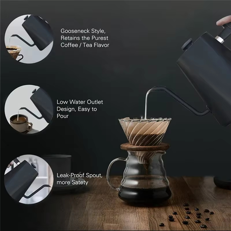 AA01-Gooseneck Electric Kettle - Coffee Tea Uk recensione e prezzo