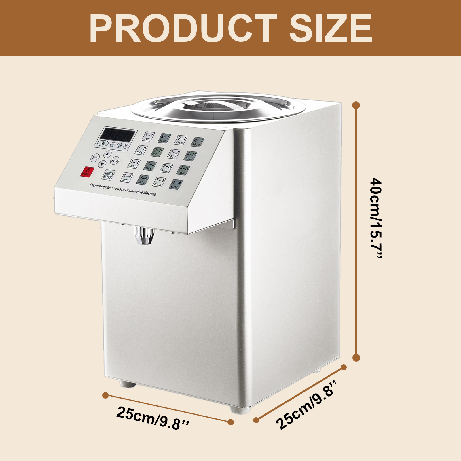 Automatic Fructose Dispenser E - Coffee Tea Home recensione e prezzo