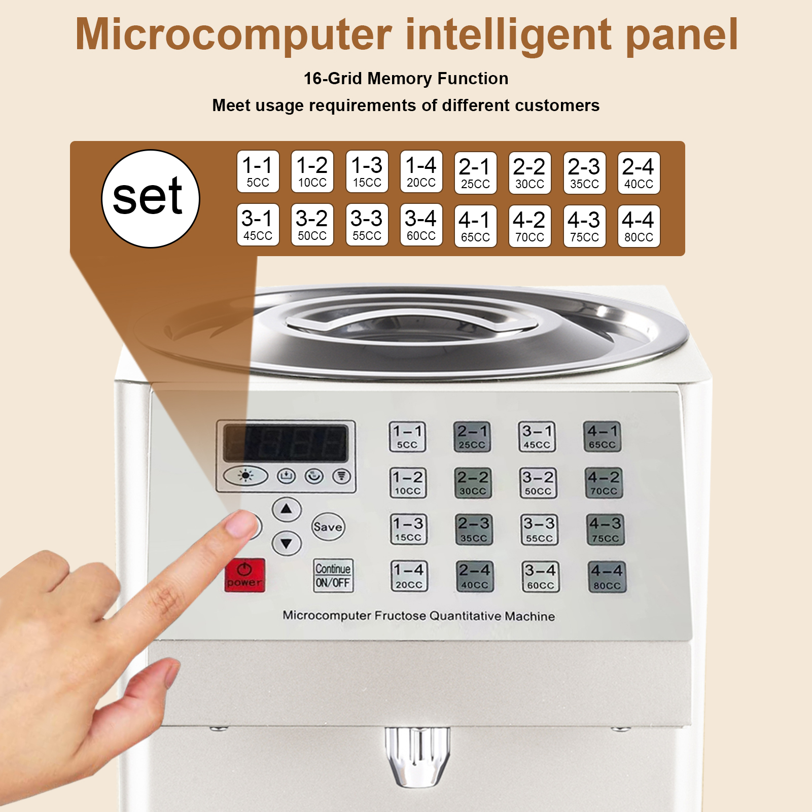 Automatic Fructose Dispenser E - Coffee Tea Home recensione e prezzo
