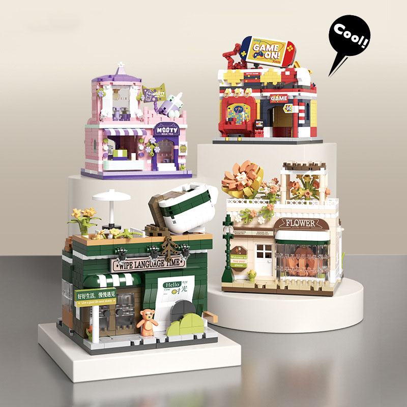 Funny City Street View Buildin - Coffee Tea Games recensione e prezzo