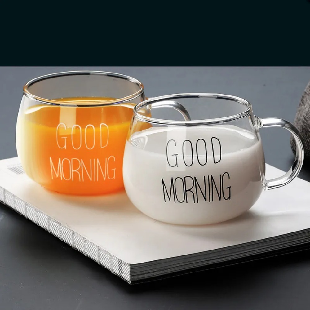 1pc Creative Glass Coffee Tea  - Coffee Tea Name recensione e prezzo