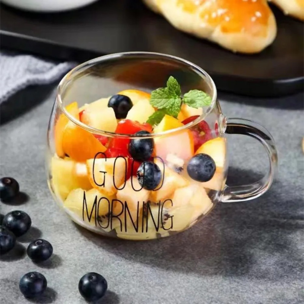 1pc Creative Glass Coffee Tea  - Coffee Tea Name recensione e prezzo