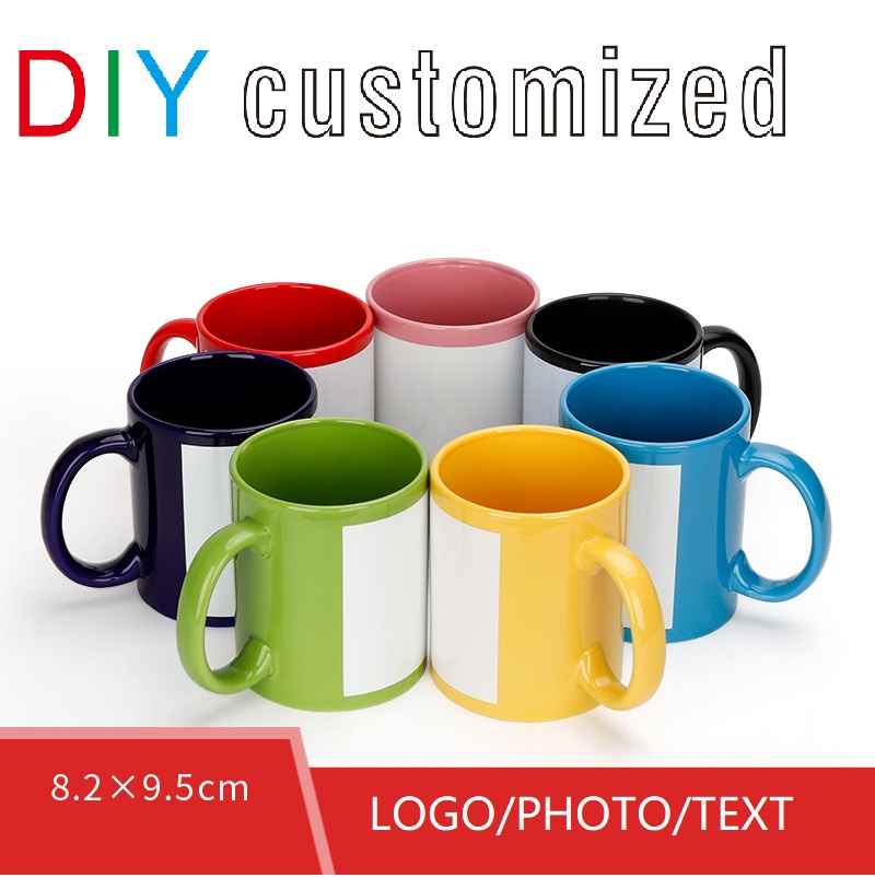 Black Cup DIY LOGO Ceramic 350 - Coffee Tea Logo recensione e prezzo