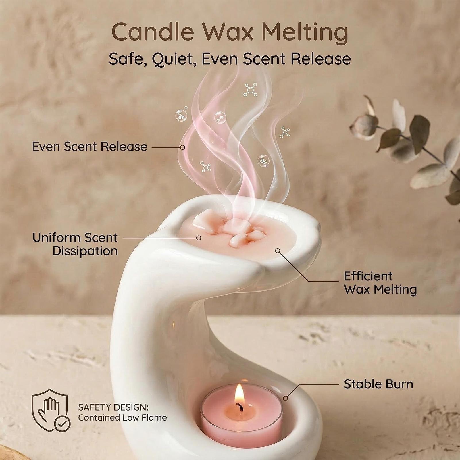 Tealight Wax Melt Warmer Palm  - Coffee Tea Home recensione e prezzo