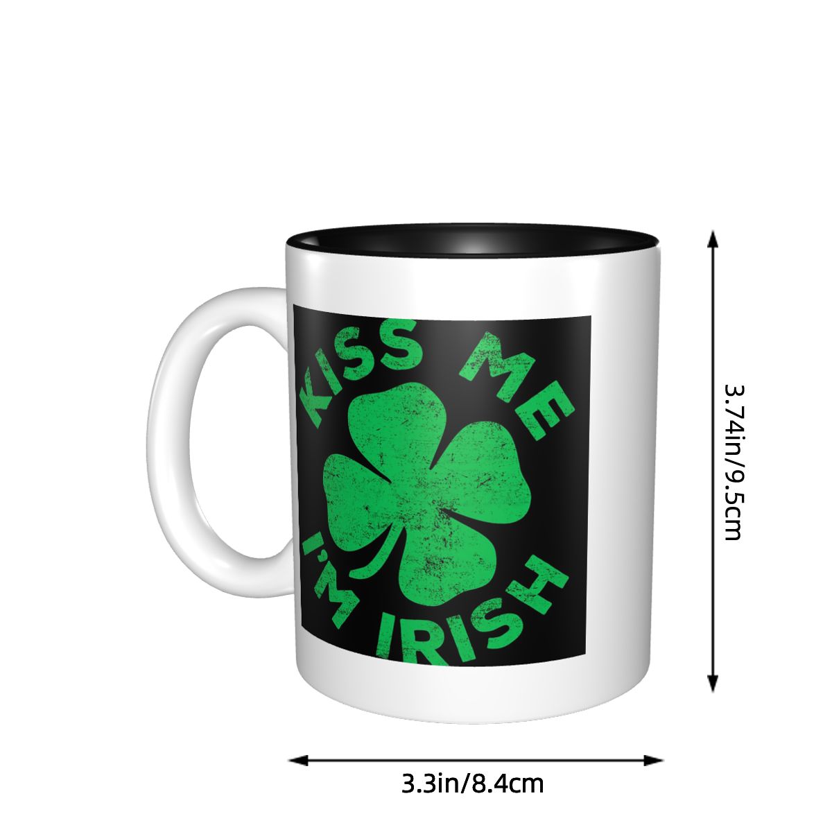 Kiss Me I'm Irish Mug Funny Ce - Coffee Tea You And Me recensione e prezzo