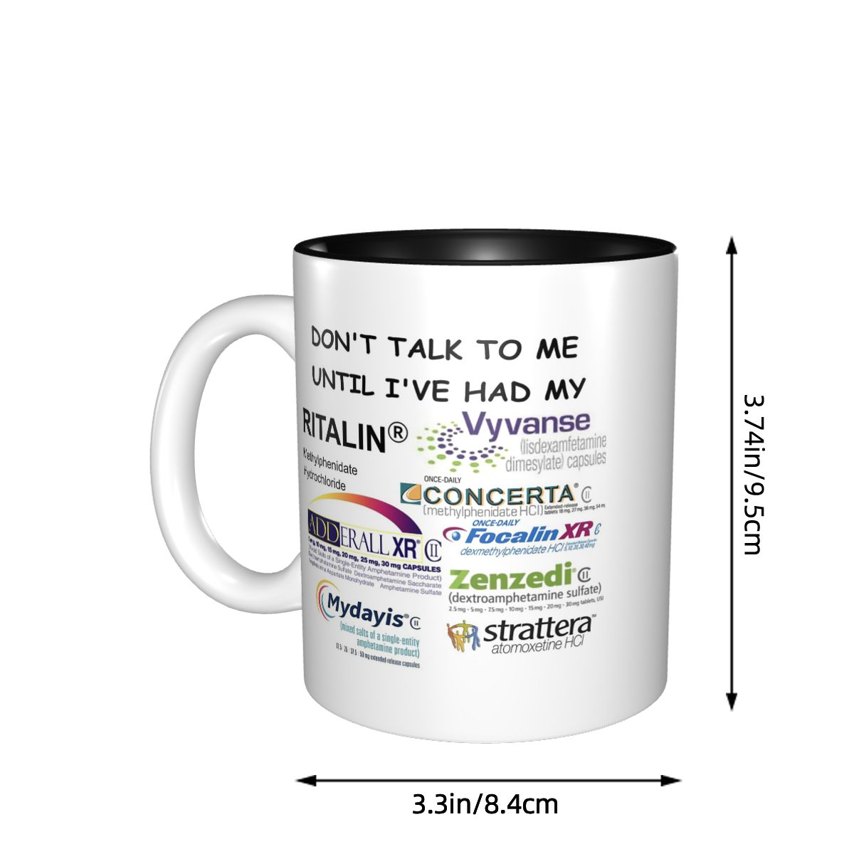 Dont Talk To Me Mug Funny Cera - Coffee Tea You And Me recensione e prezzo