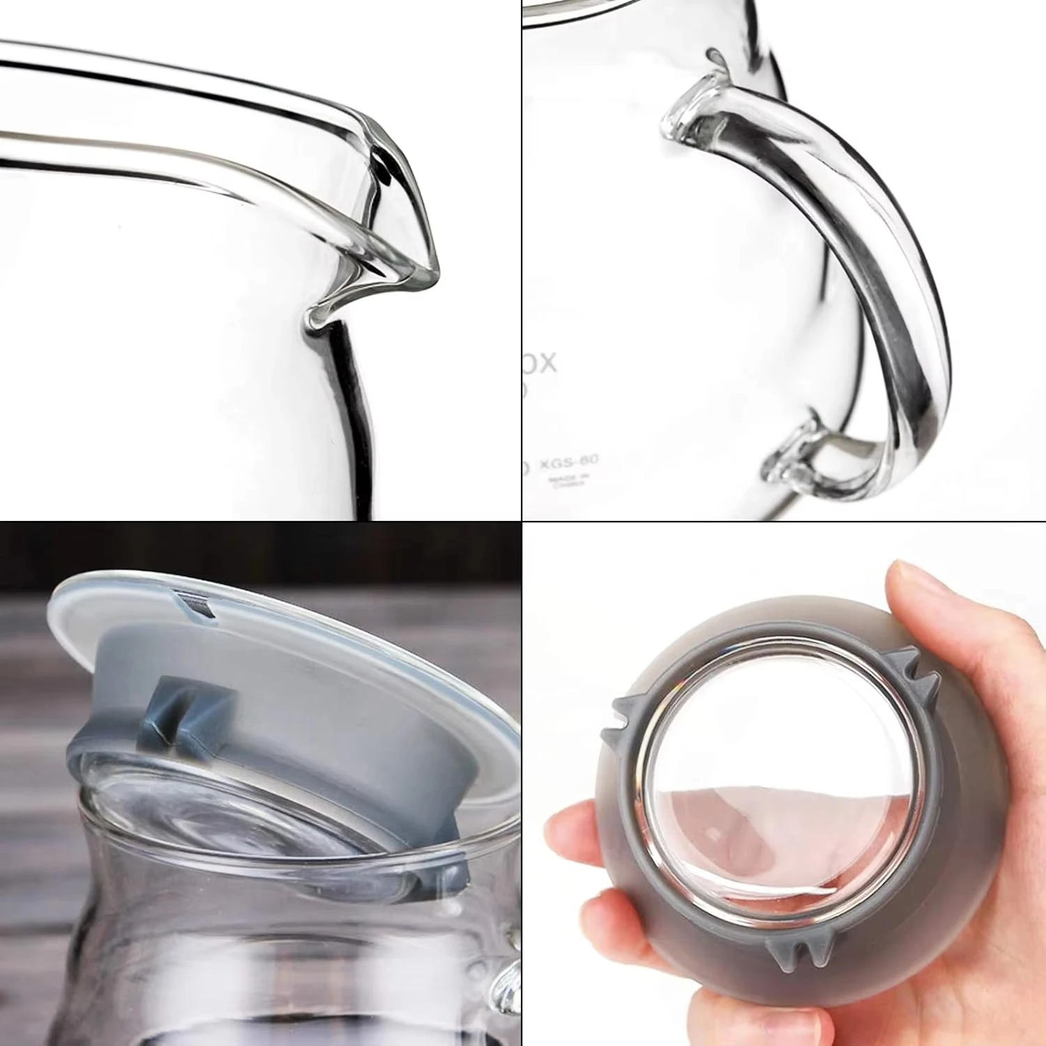 Glass Coffee Pot and Funnel Ha - French Press Glass recensione e prezzo
