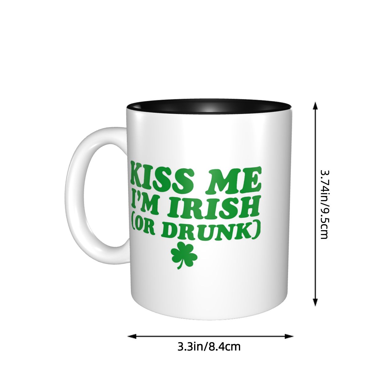Kiss Me I'm Irish Mug Funny Ce - Coffee Tea You And Me recensione e prezzo