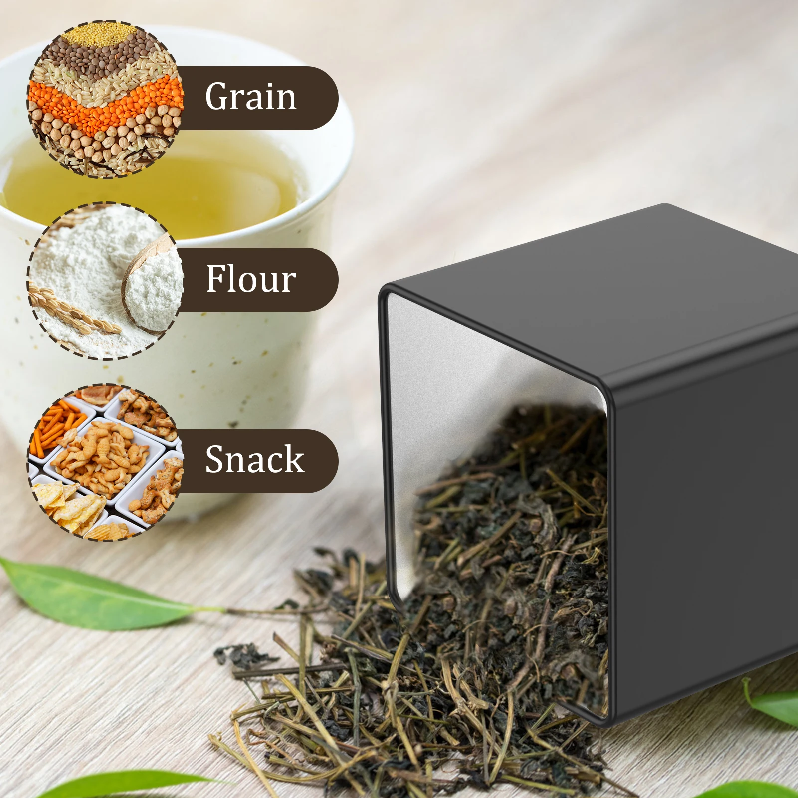 3Pcs Set 500ml Tea Sugar Coffe - Coffee Tea Canister Set recensione e prezzo