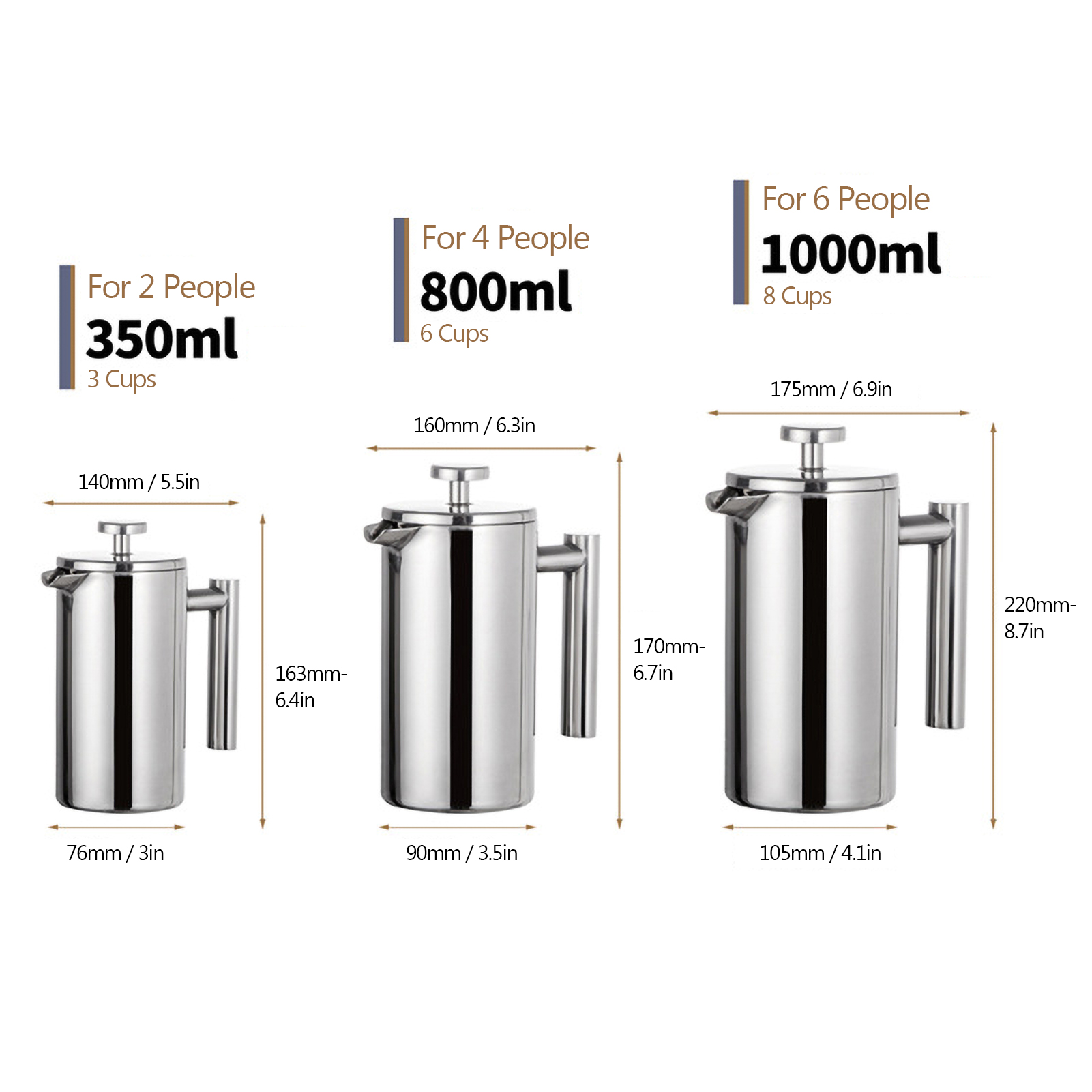 French Press Pot Filter Press  - French Press Glass recensione e prezzo