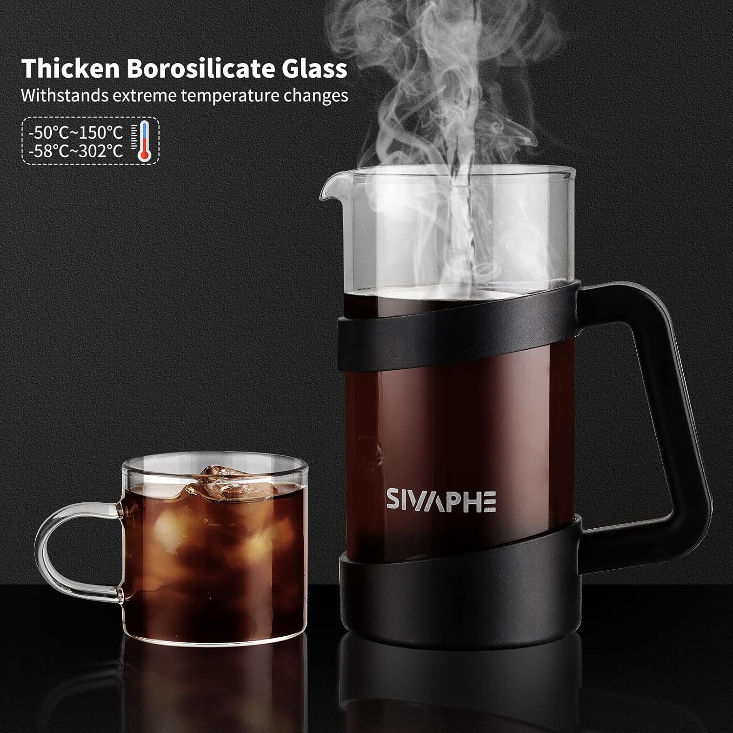 12oz French Press Coffee Maker - French Press Glass recensione e prezzo