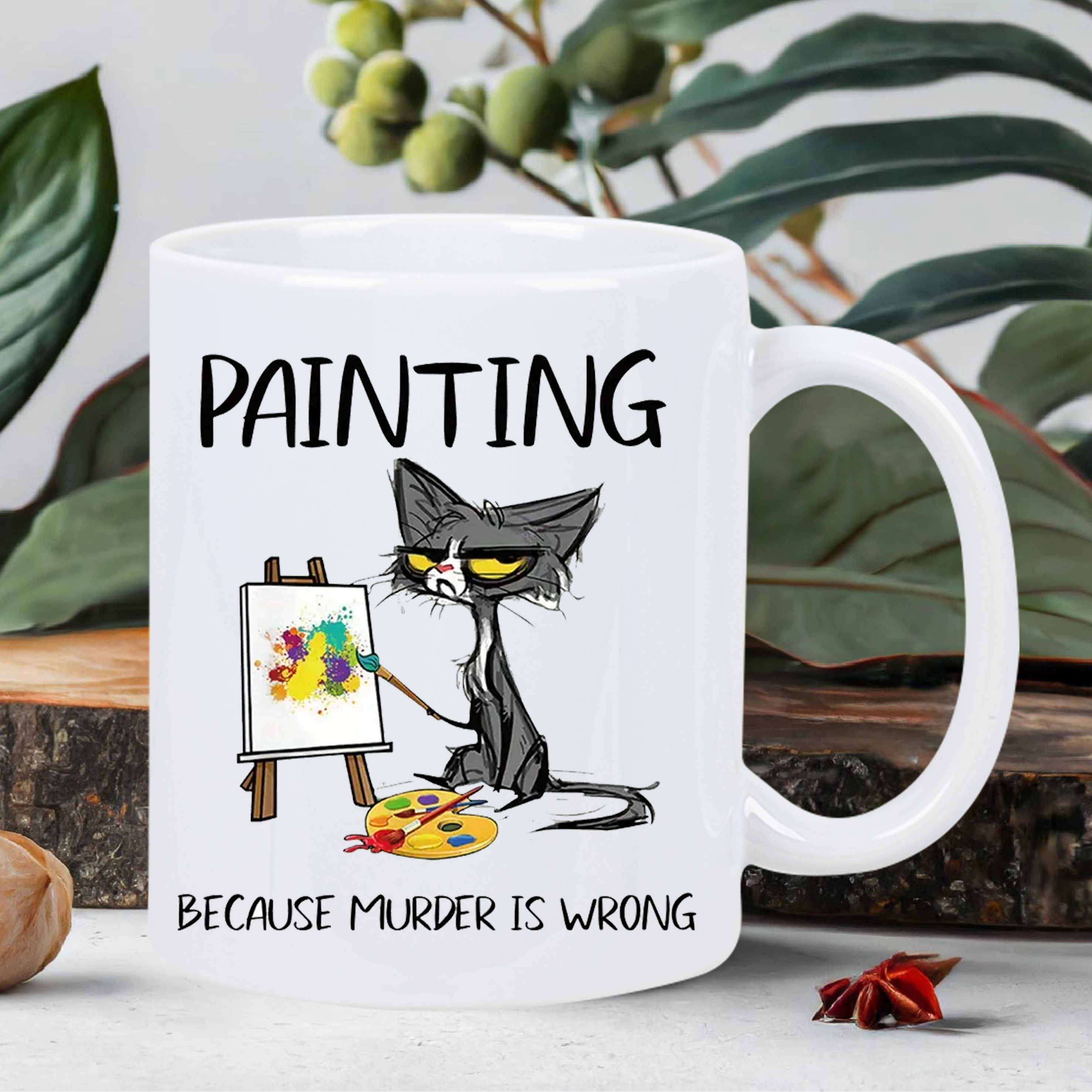 Painting Because Murder Is Wro - Coffee Tea Wrong recensione e prezzo