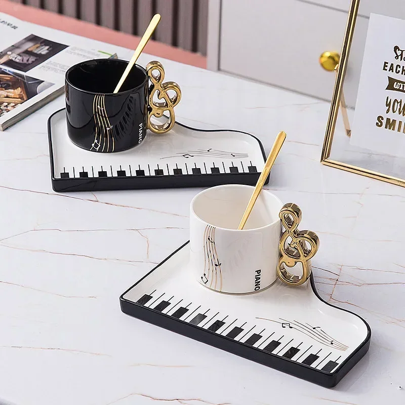 200ml Creative Piano Coffee Mu - Coffee Tea Spoon recensione e prezzo