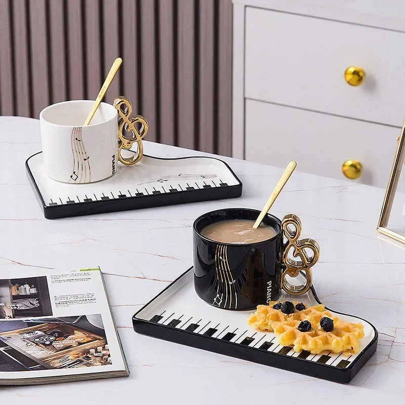200ml Creative Piano Coffee Mu - Coffee Tea Spoon recensione e prezzo