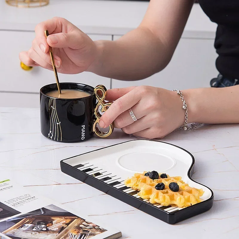200ml Creative Piano Coffee Mu - Coffee Tea Spoon recensione e prezzo