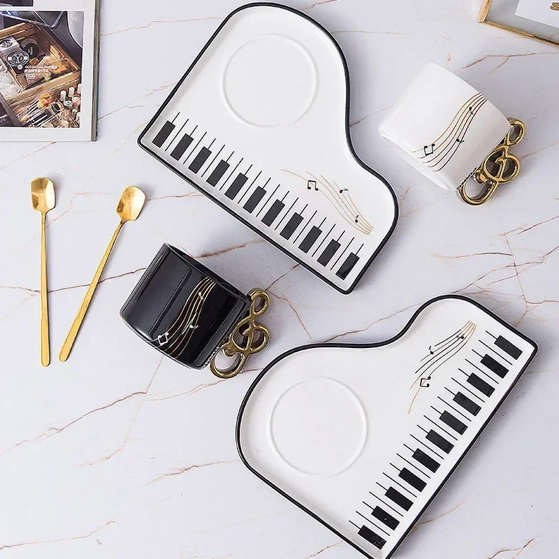 200ml Creative Piano Coffee Mu - Coffee Tea Spoon recensione e prezzo
