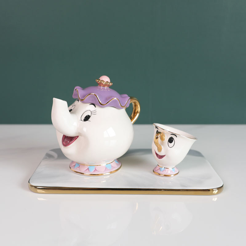 Hot Teapot Cartoon Beauty And  - Good Coffee Tea recensione e prezzo