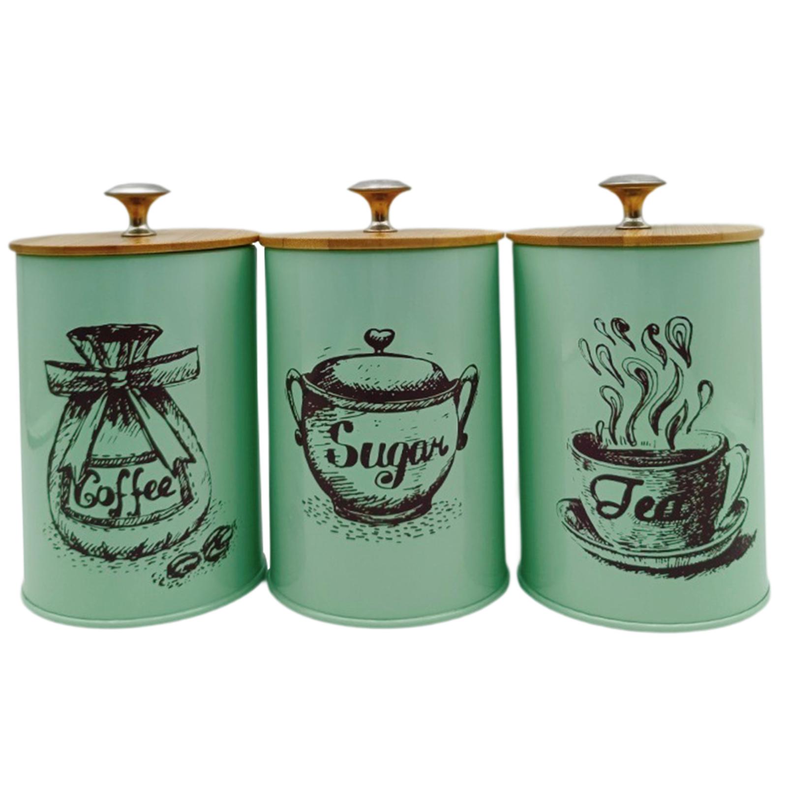 3Pcs Sealed Coffee Canister Se - Coffee Tea Canister Set recensione e prezzo