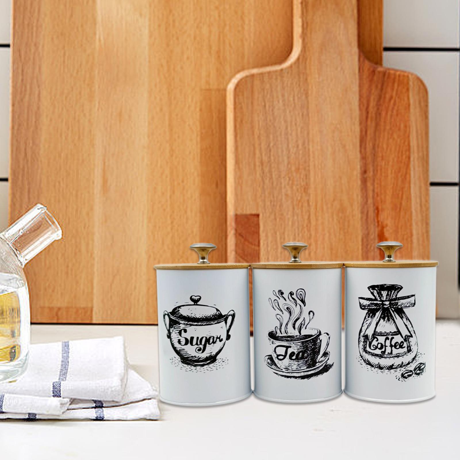 3Pcs Sealed Coffee Canister Se - Coffee Tea Canister Set recensione e prezzo