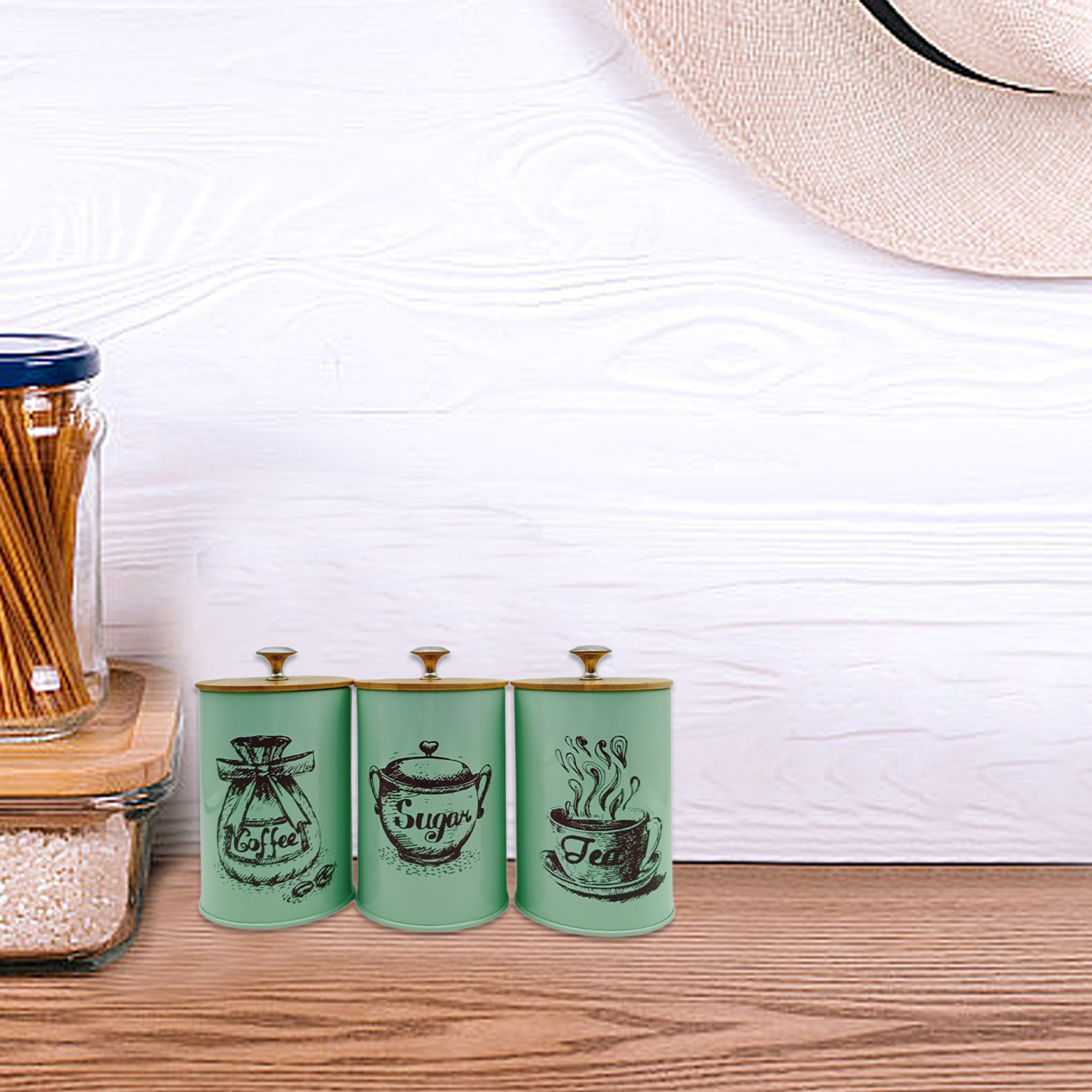 3Pcs Sealed Coffee Canister Se - Coffee Tea Canister Set recensione e prezzo
