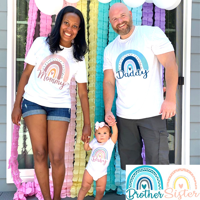 Rainbow Family Matching Outfit - Coffee Tea Or Me recensione e prezzo
