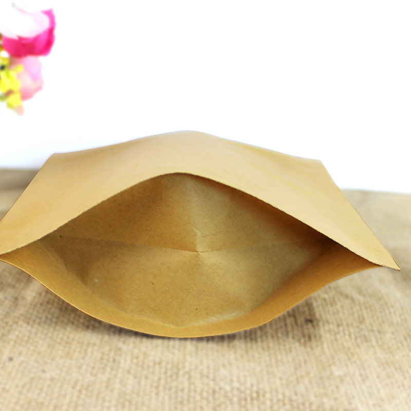 100PCS Stand-up Kraft Paper Fo - Coffee Tea Logo recensione e prezzo