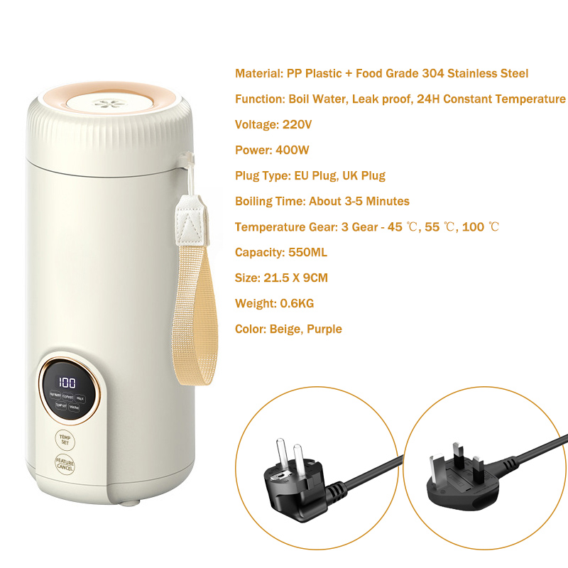 100 ℃ EU UK Plug 220V Boiling  - Coffee Tea Uk recensione e prezzo