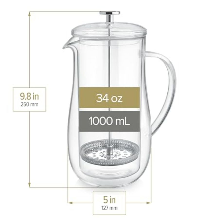 Insulated Double-Walled Glass  - French Press Glass recensione e prezzo