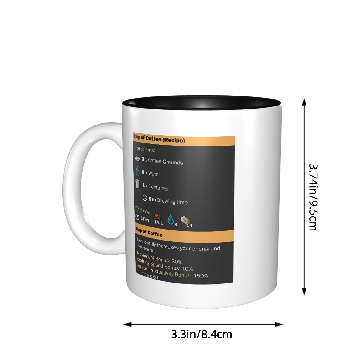 Cup Of Coffee (Recipe) Mug Fun - Coffee Milk Tea Recipe recensione e prezzo