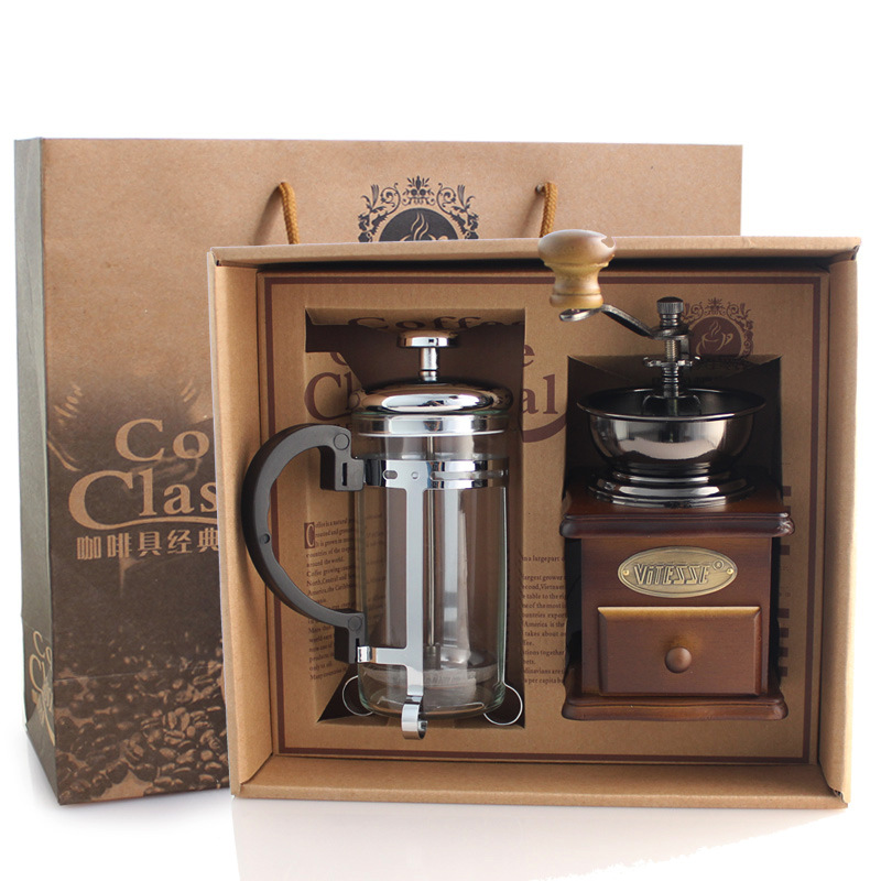 Coffee Pot Coffee Grinder Set  - French Press Glass recensione e prezzo
