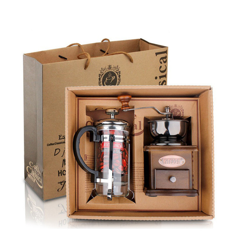Coffee Pot Coffee Grinder Set  - French Press Glass recensione e prezzo