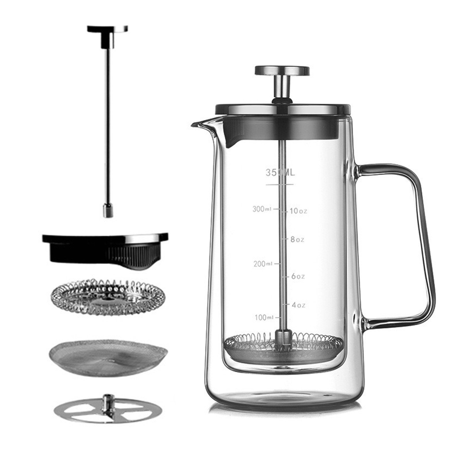 Double Layers French Press Pot - French Press Glass recensione e prezzo
