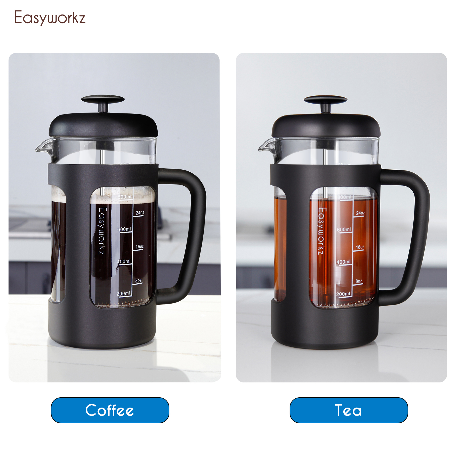 Easyworkz French Press  Coffee - French Press Glass recensione e prezzo