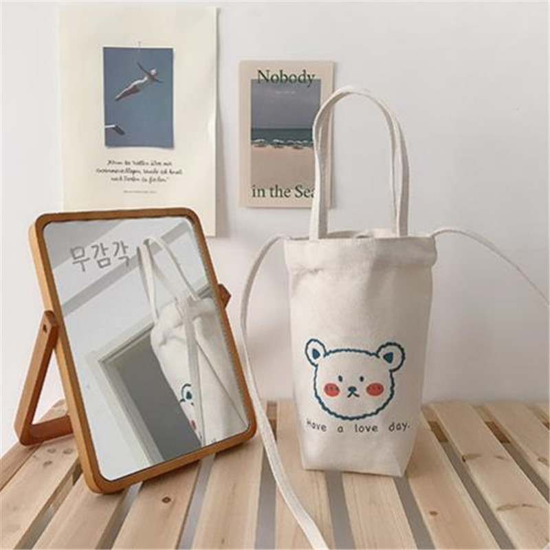 Print Canvas Water Bottle Bag  - Coffee Tea Name recensione e prezzo