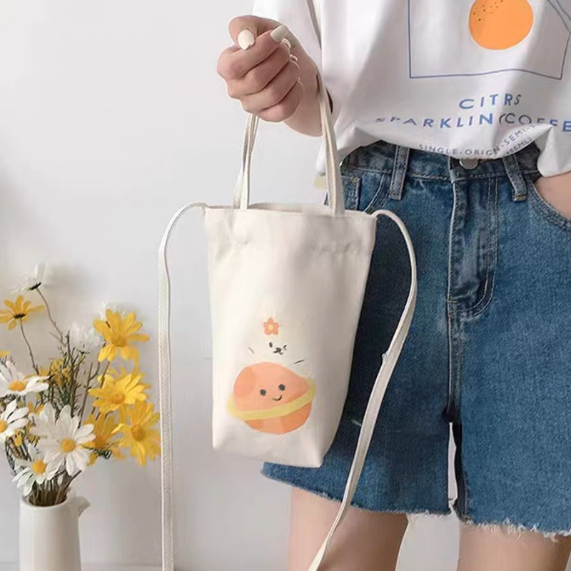 Print Canvas Water Bottle Bag  - Coffee Tea Name recensione e prezzo