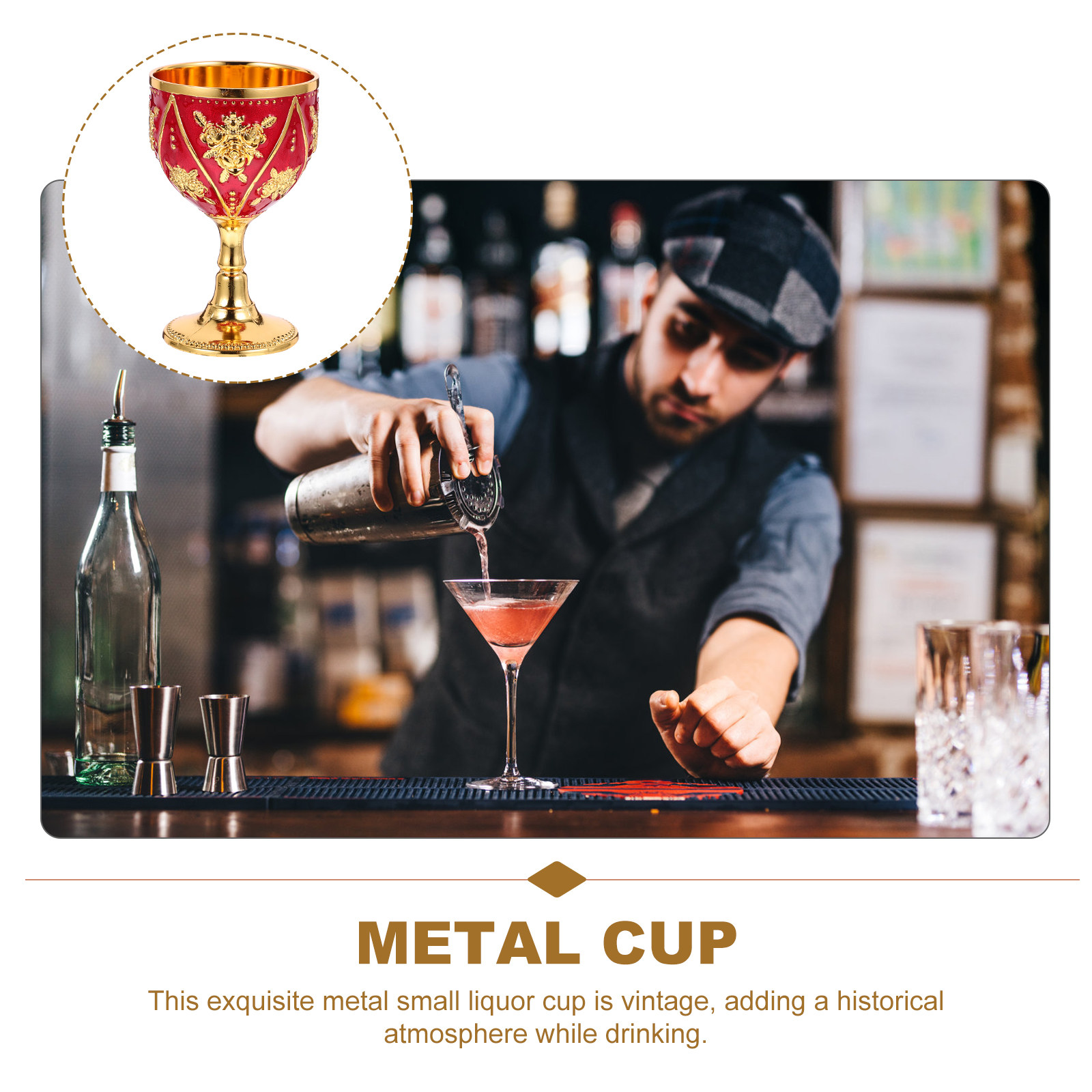 Vintage Metal Liquor Cup Small - Coffee Tea Home recensione e prezzo