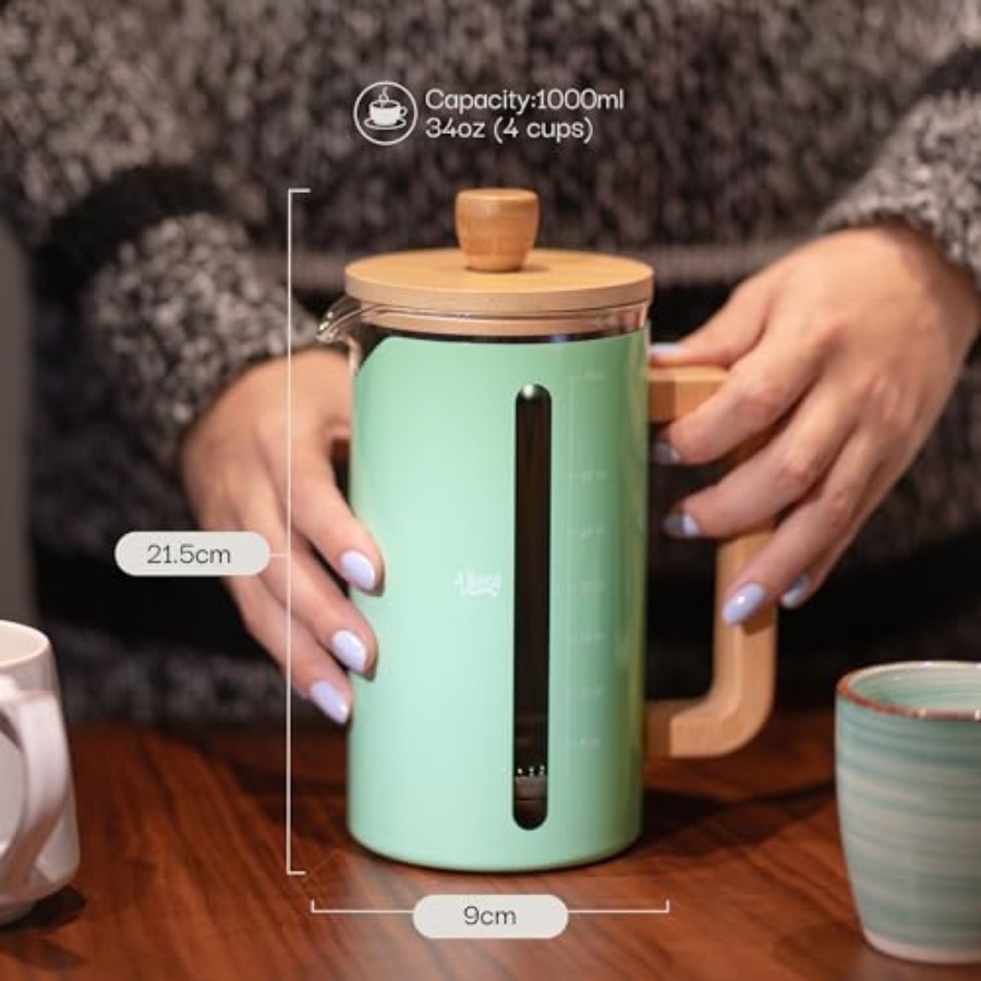 French Press 34 oz Coffee Make - French Press Glass recensione e prezzo