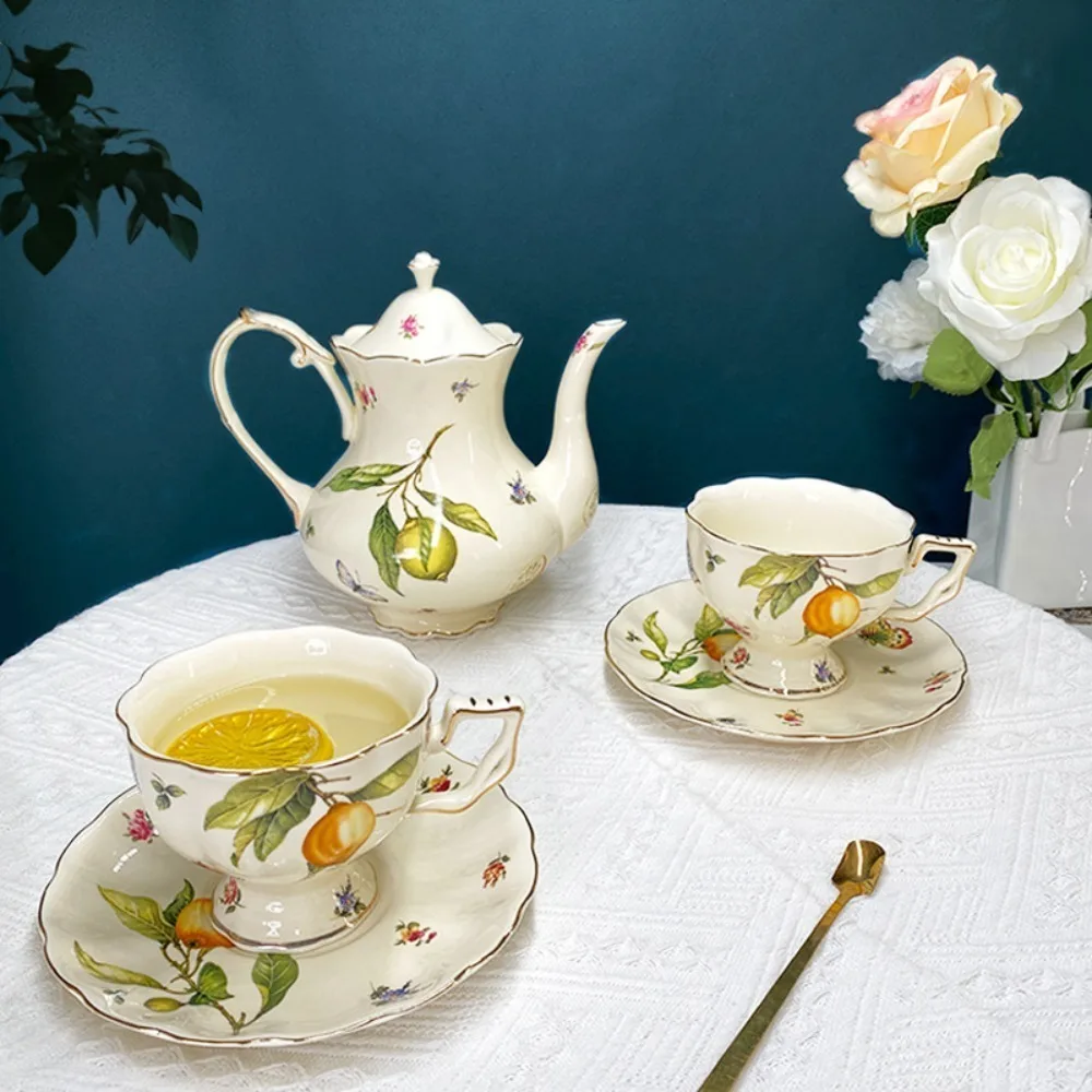 Ceramic Teacup and Saucer Set  - Coffee Tea Spoon recensione e prezzo