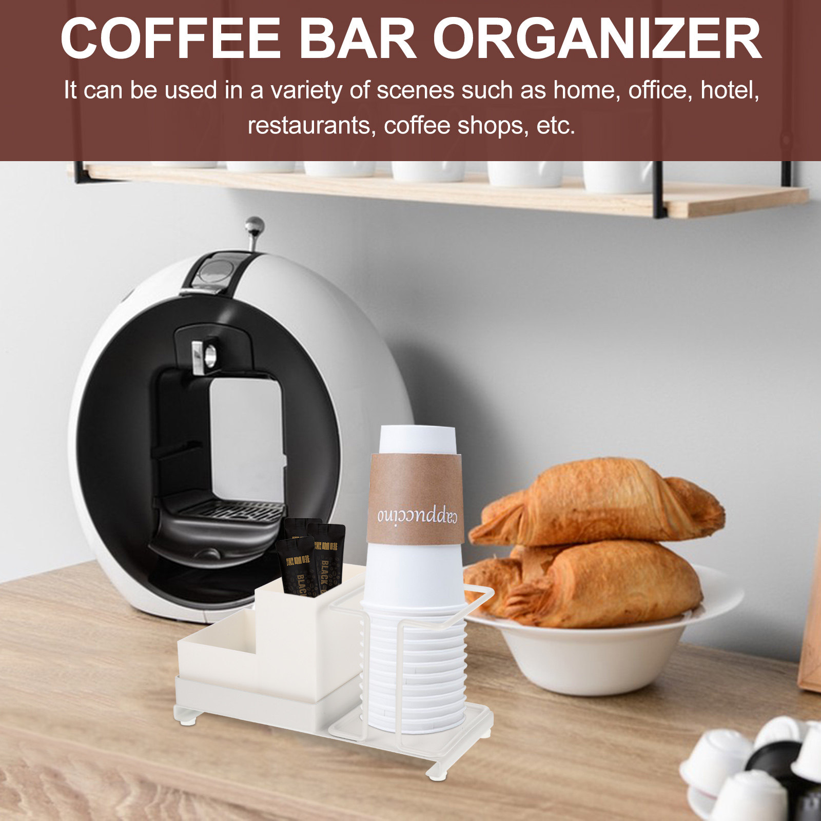Coffee Bar Organizer Disposabl - Coffee Tea Home recensione e prezzo