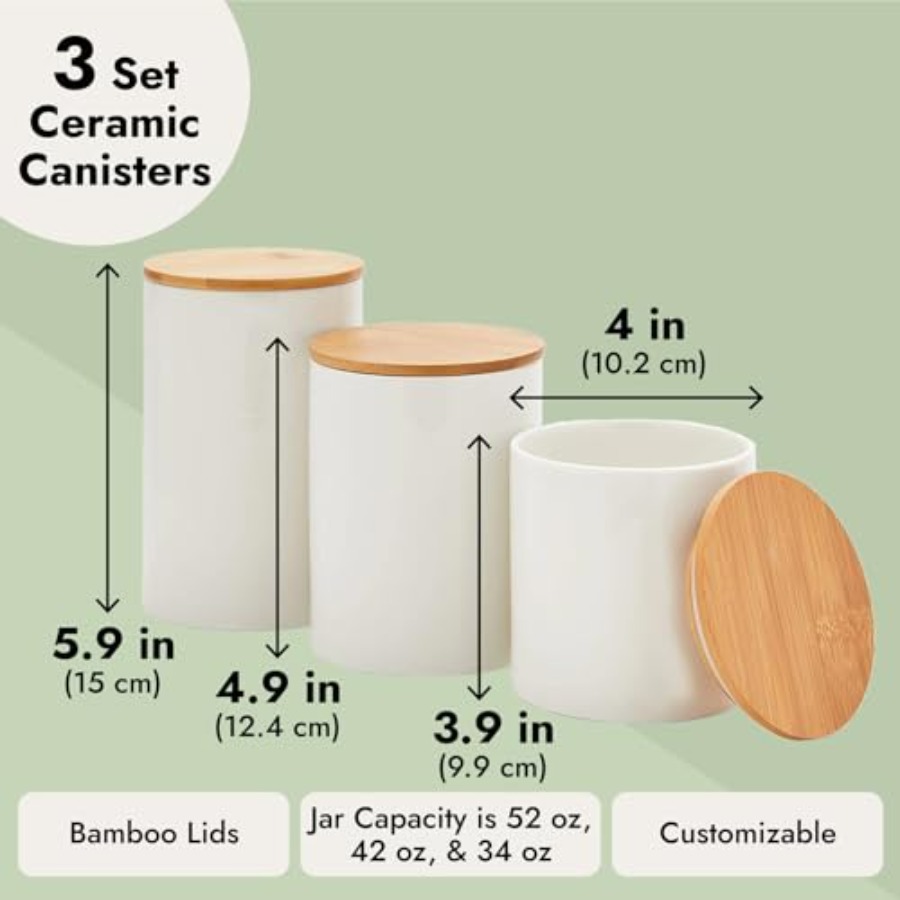Ceramic Canisters - Coffee Can - Coffee Tea Canister Set recensione e prezzo