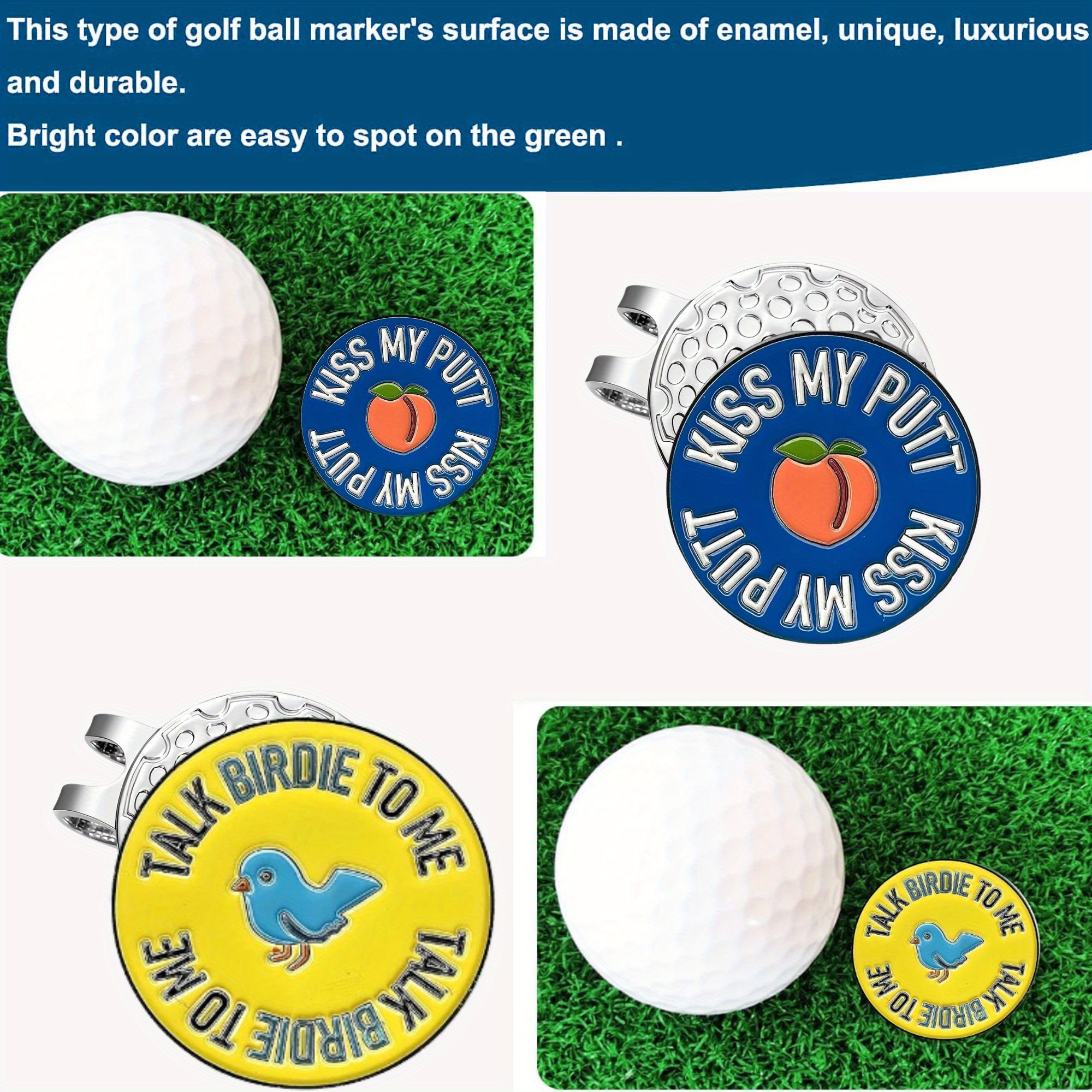 2 counts golf markers Talk Bir - Coffee Tea Or Me recensione e prezzo