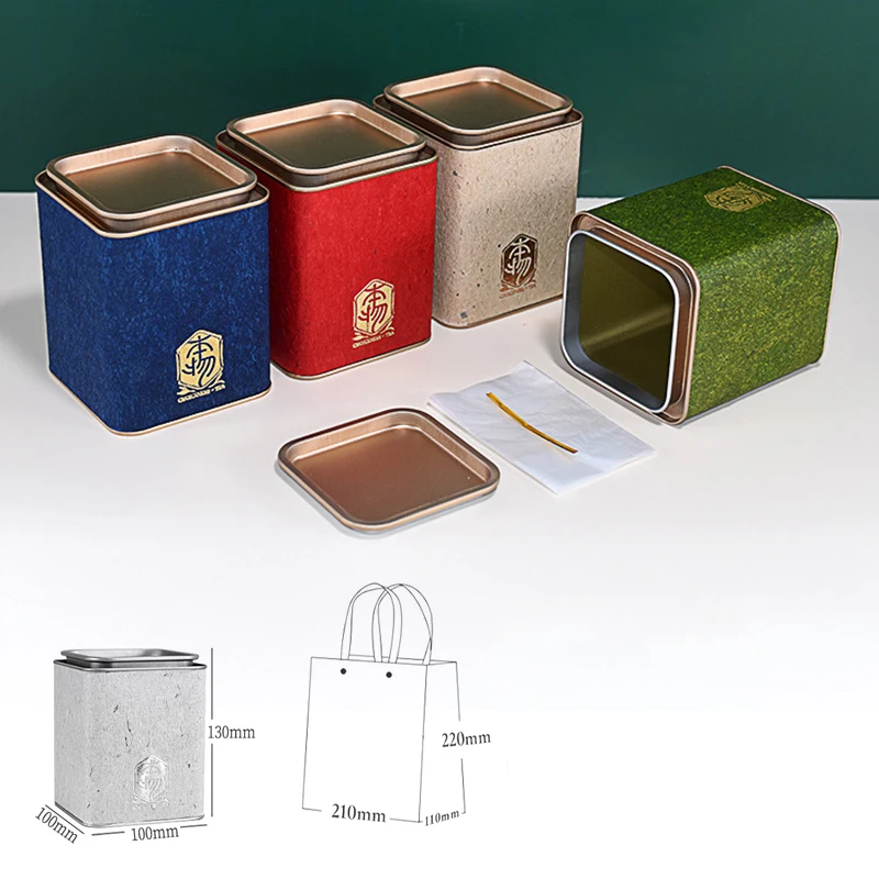 Tea Tin Containers Square Meta - Coffee Jasmine Tea recensione e prezzo
